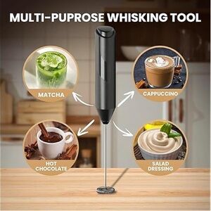 Infini-Power Milk Frother with Stainless Steel Stand - NEW